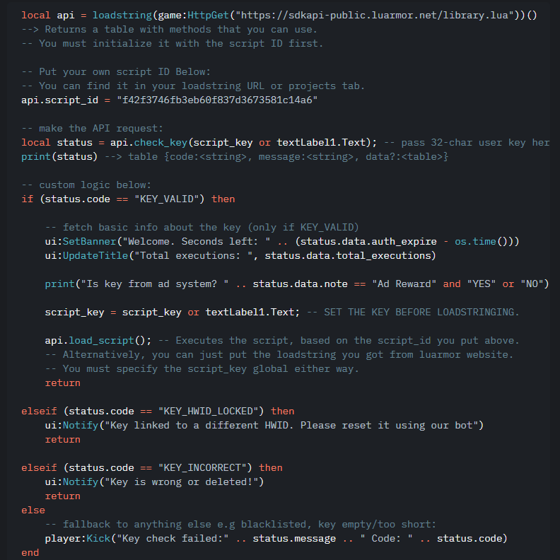 Key Check API Demo
